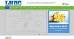 Desktop Screenshot of lhdc.org